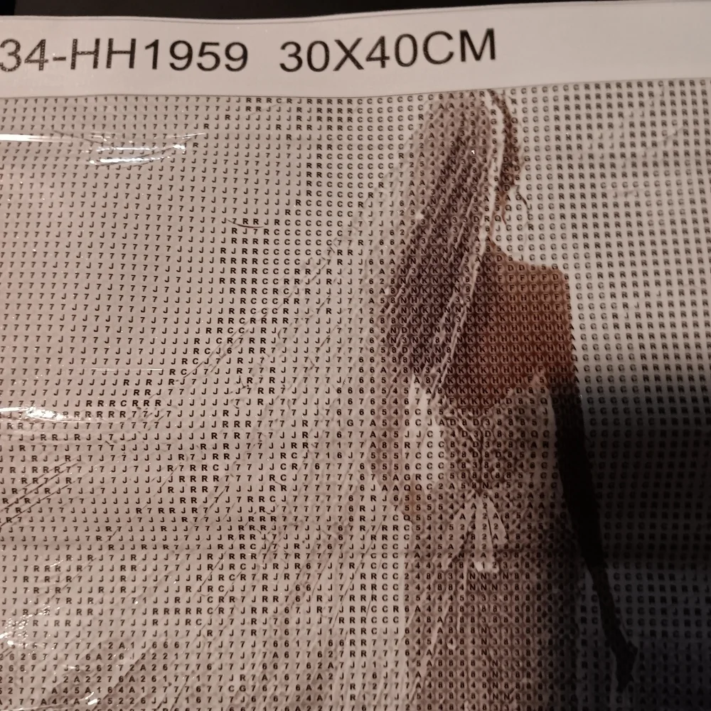 Elegant Beaded Bridal Gown Diamond Art Paint Kit 30x40